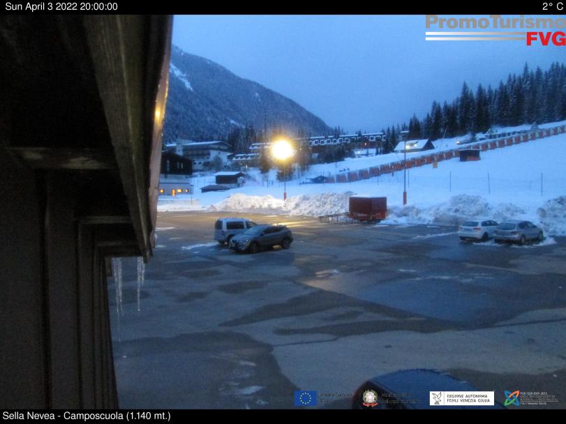 Sella Nevea webcam - Camposcuola